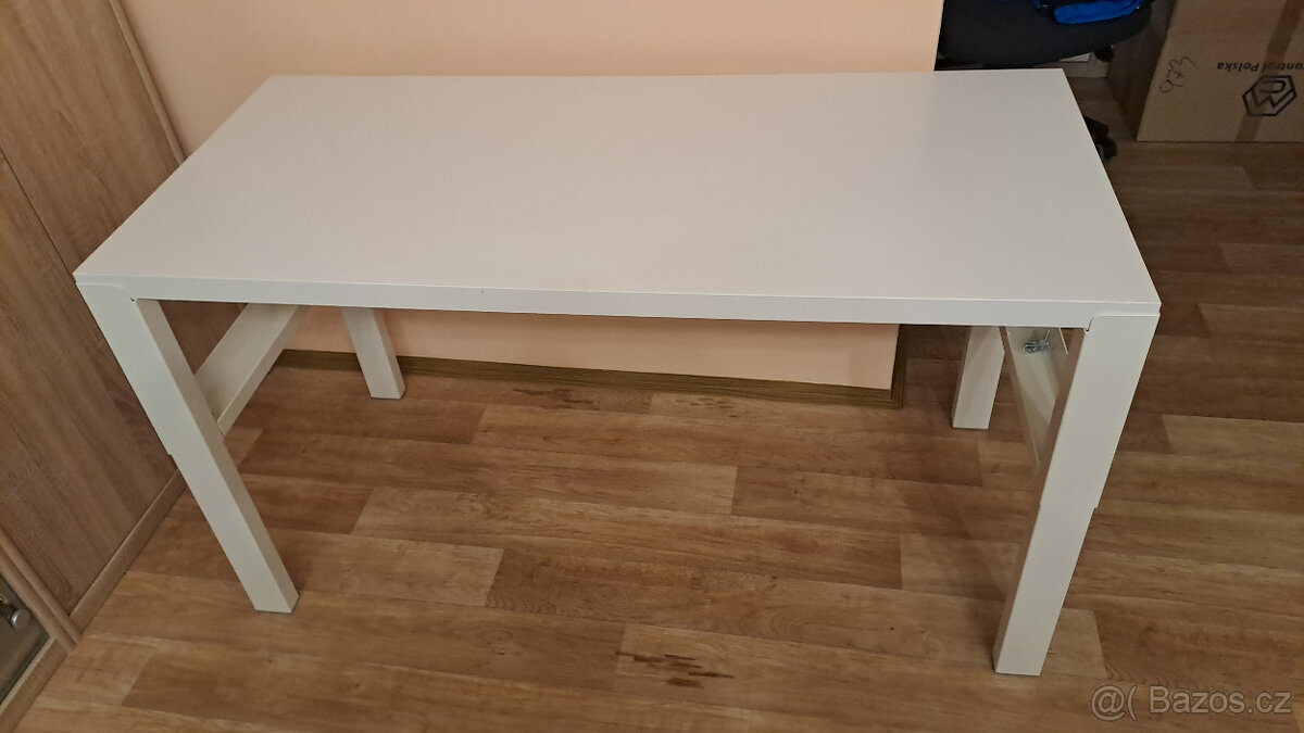 stůl PÅHL IKEA bílý 128 x 58 cm - 2