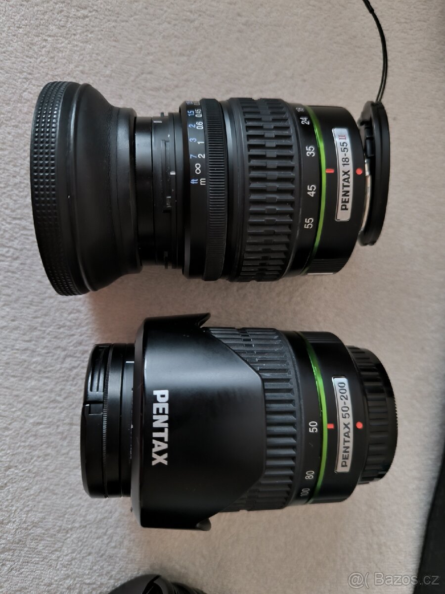 Fotoaparát Pentax 50 + 3 objektivy - 2
