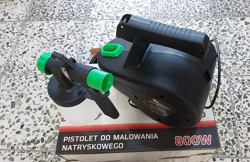Malířská stříkací pistole Powermat s kompresorem - 2