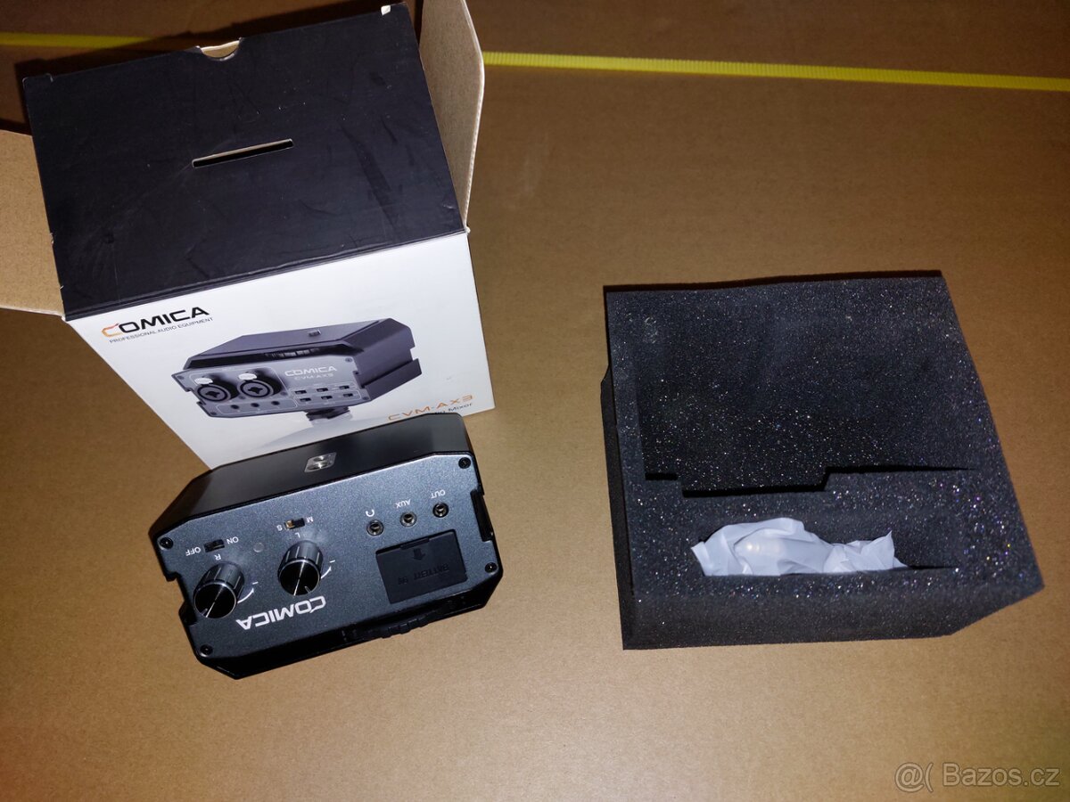 Comica Audio AX3 XLR/6,35mm/3,5mm mixer pro DSLR - 2