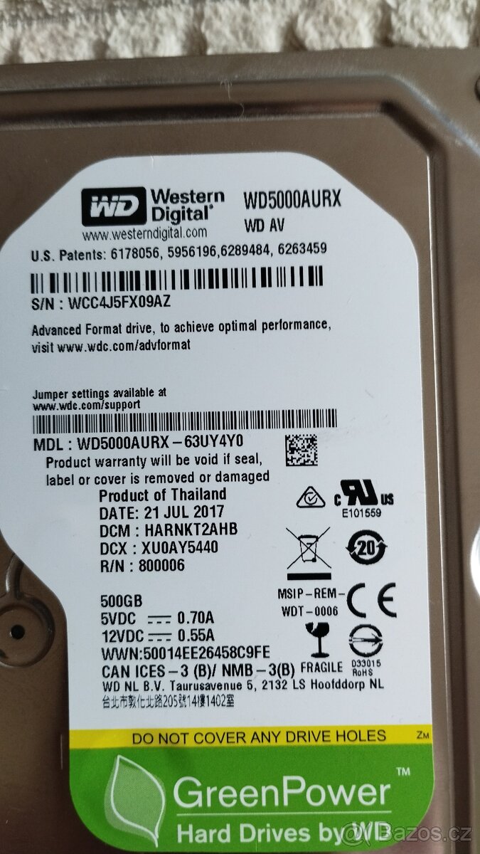 Western Digital 500GB - 2
