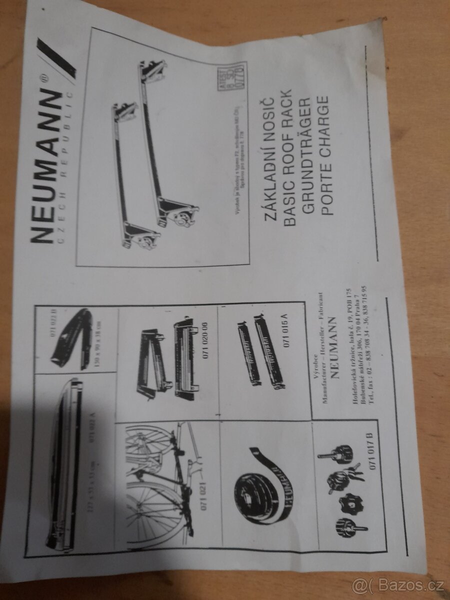 Základní nosič Oct.I lim. - 2