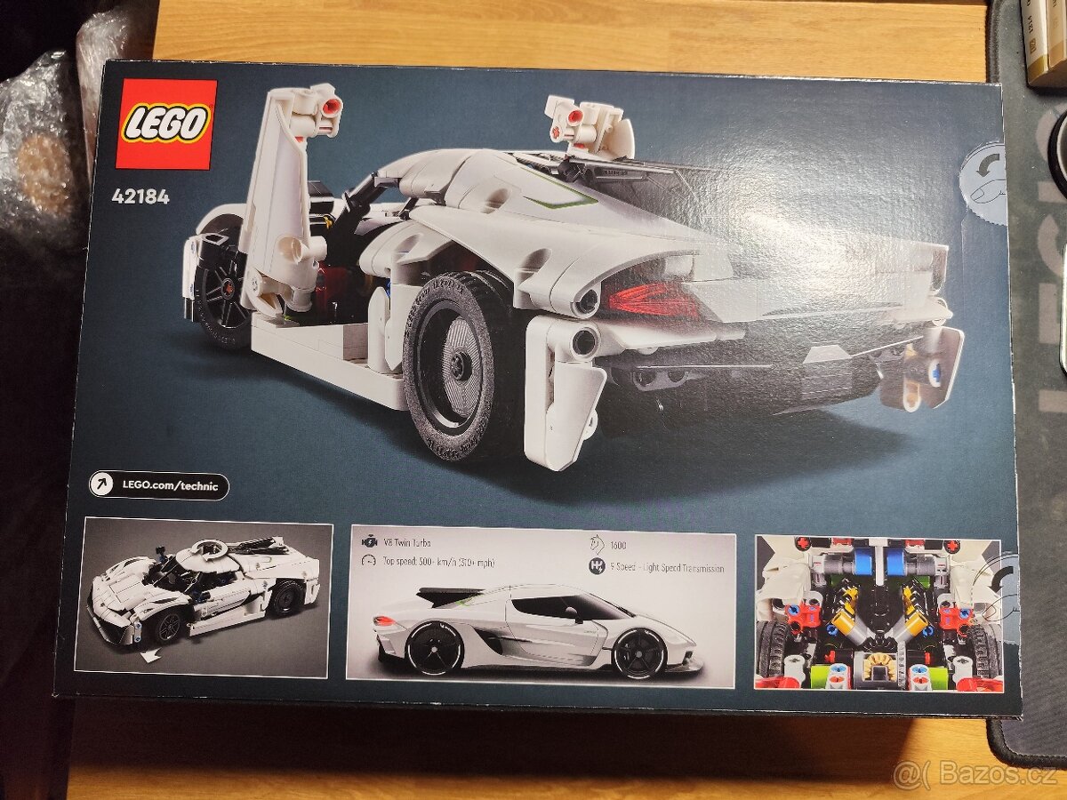 C41 Lego 42184 Bílé hyperauto Koenigsegg Jesko - 2