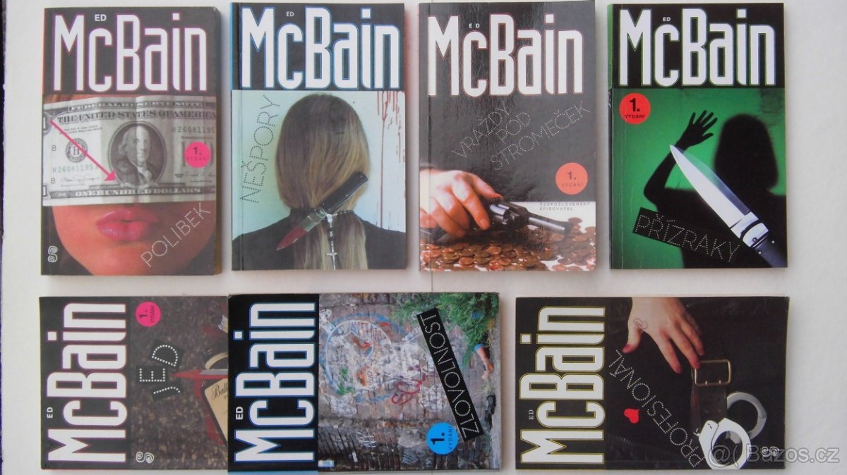 Ed McBain+Dick Francis a Temné kouty,Mokrý hrob,Rambo ad, - 2