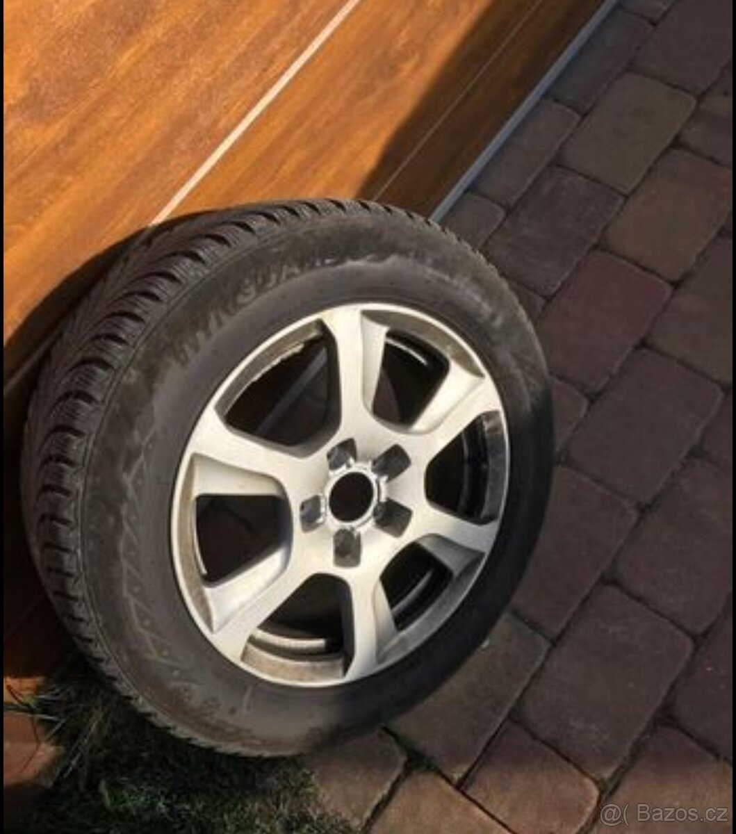 Sada zimních ALU kol s pneu 225/55/16 Originál AUDI - 2