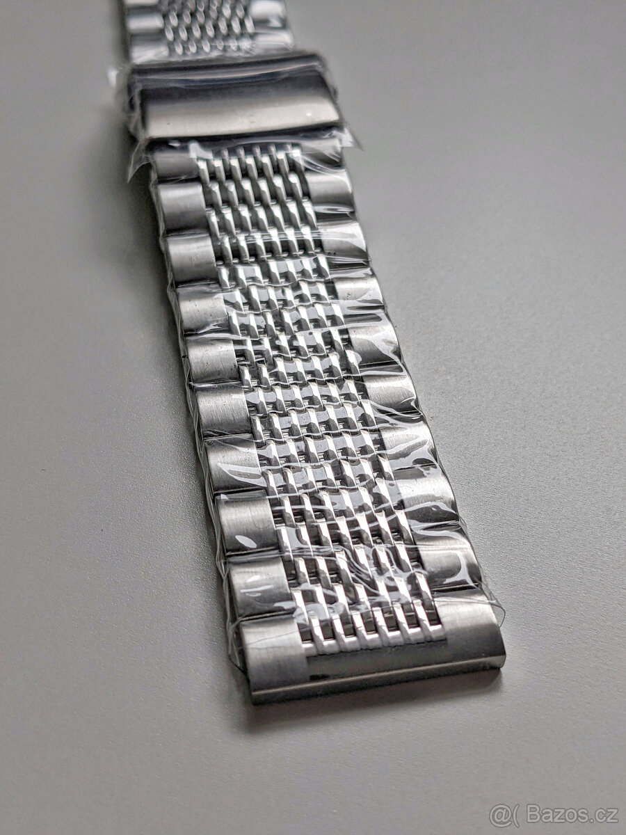 Kovový pásek/řemínek na hodinky 24mm - 2