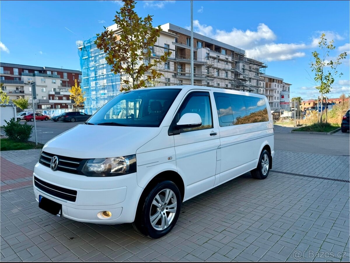 Vw Caravelle 2.0 TDi 103Kw 9-míst long 2011, pěkný stav - 2