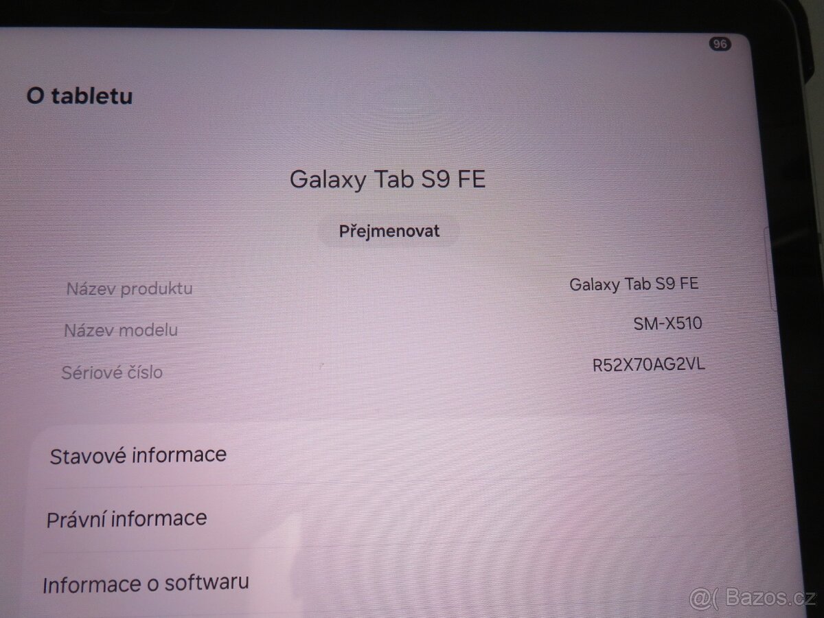 Zánovní tablet Samsung Galaxy Tab S9 FE Gray SM-X510 - 2