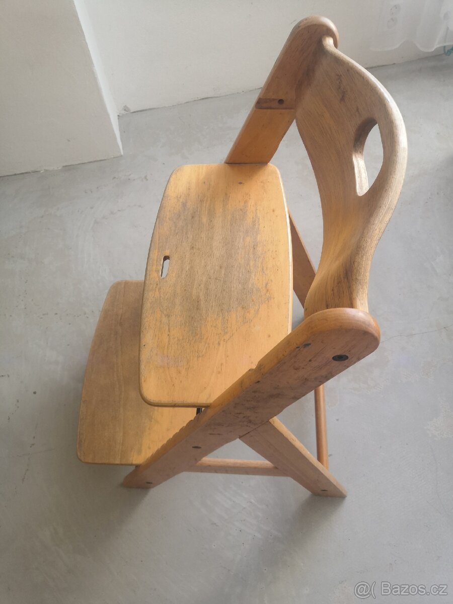 Dětská dřevěná rostoucí židle - 2
