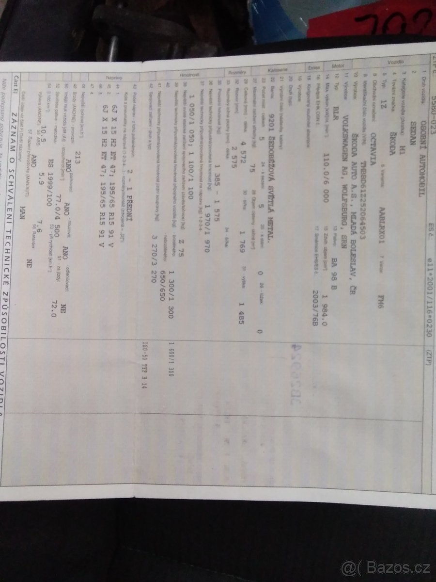 Octavia 2 2,0 fsi 110kw - 2