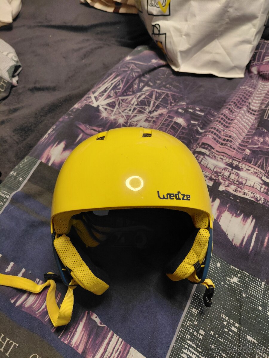 Dětská lyžařská přilba + lyžařské brýle - 2