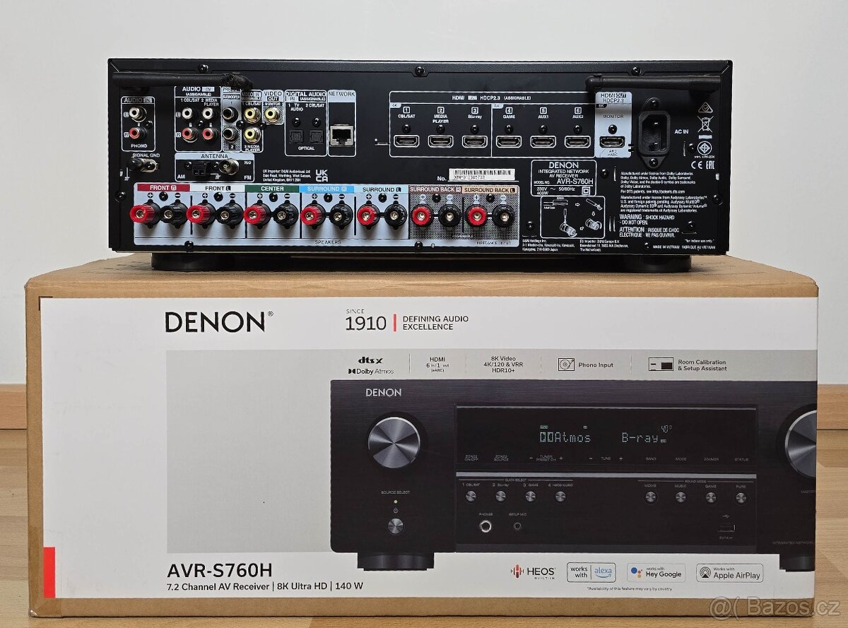 DENON AVR-X1600H /AirPlay2/Bluetooth/Spotify/Wi-Fi/8K - 2