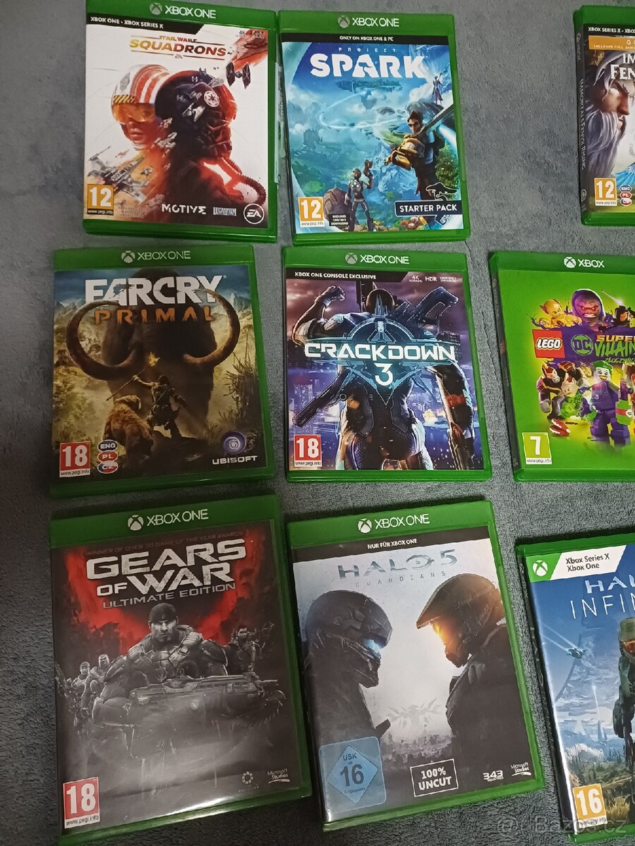 XBOX hry za kus 300, předání= Chomutov. - 2