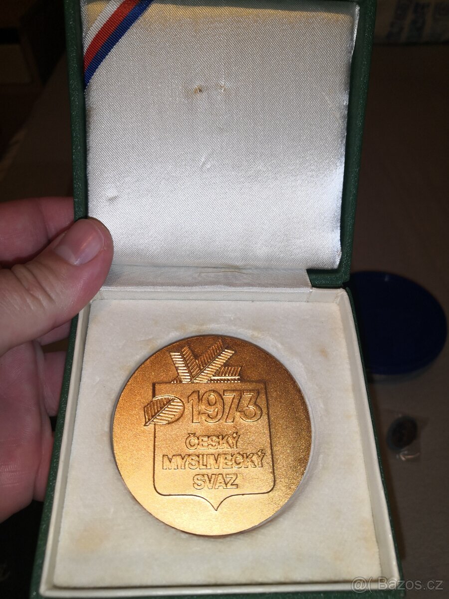 Plaketa 1973 český myslivecký svaz - 2