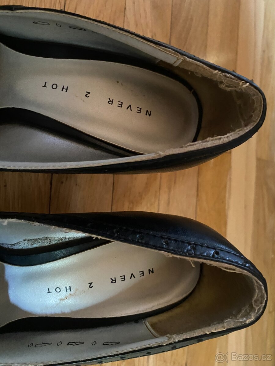 Černé lodičky vel 36 - 2