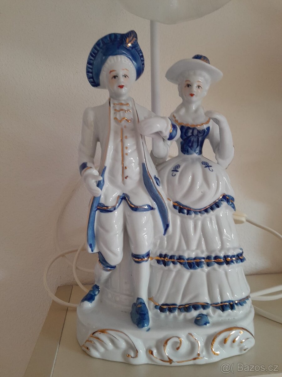 Porcelánová lampa - 2