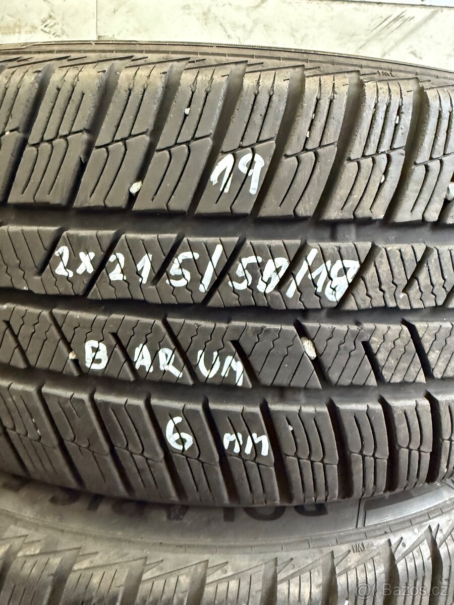 2x zimní pneu r18 215/50/18 - 2
