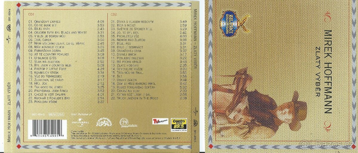 CD-PRODÁM VĚTŠÍ MNOŽSTVÍ ORIGINÁL CD 08/13 - 2