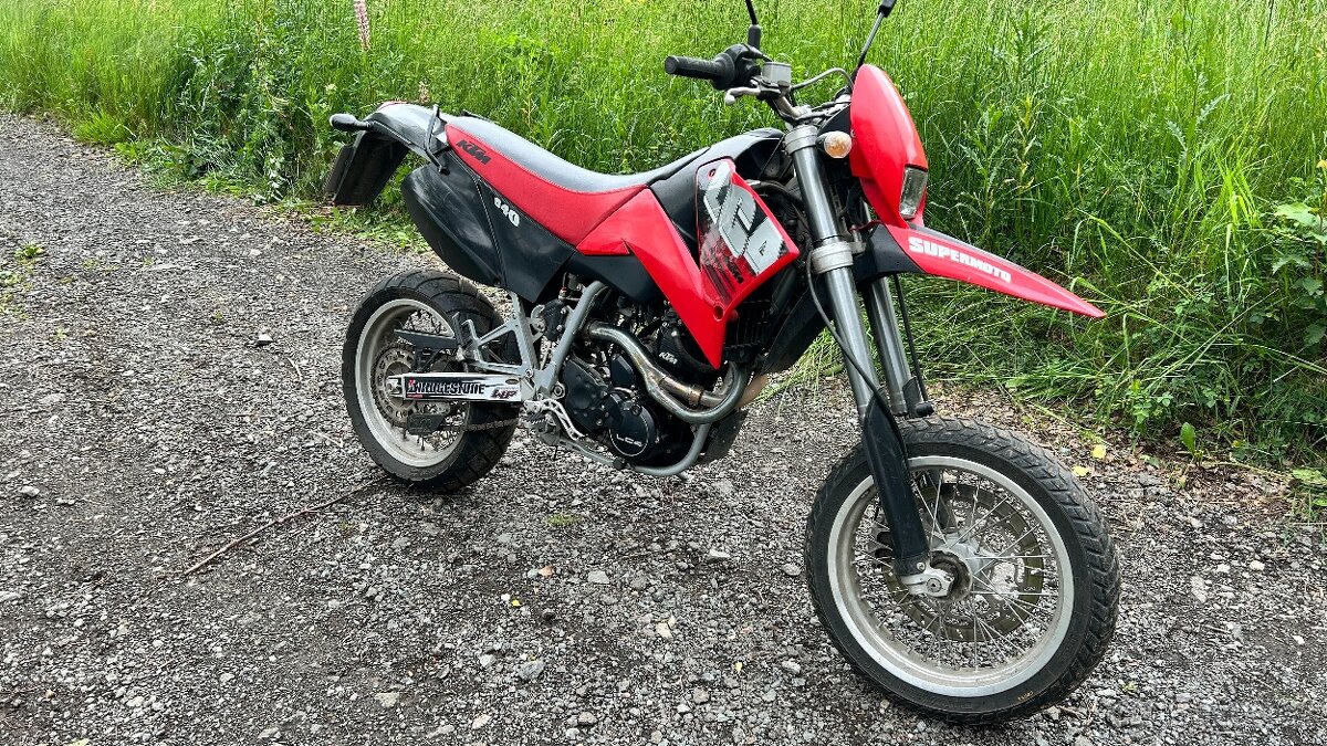 KTM LC4 640 SUPERMOTO, 2002, 28750KM