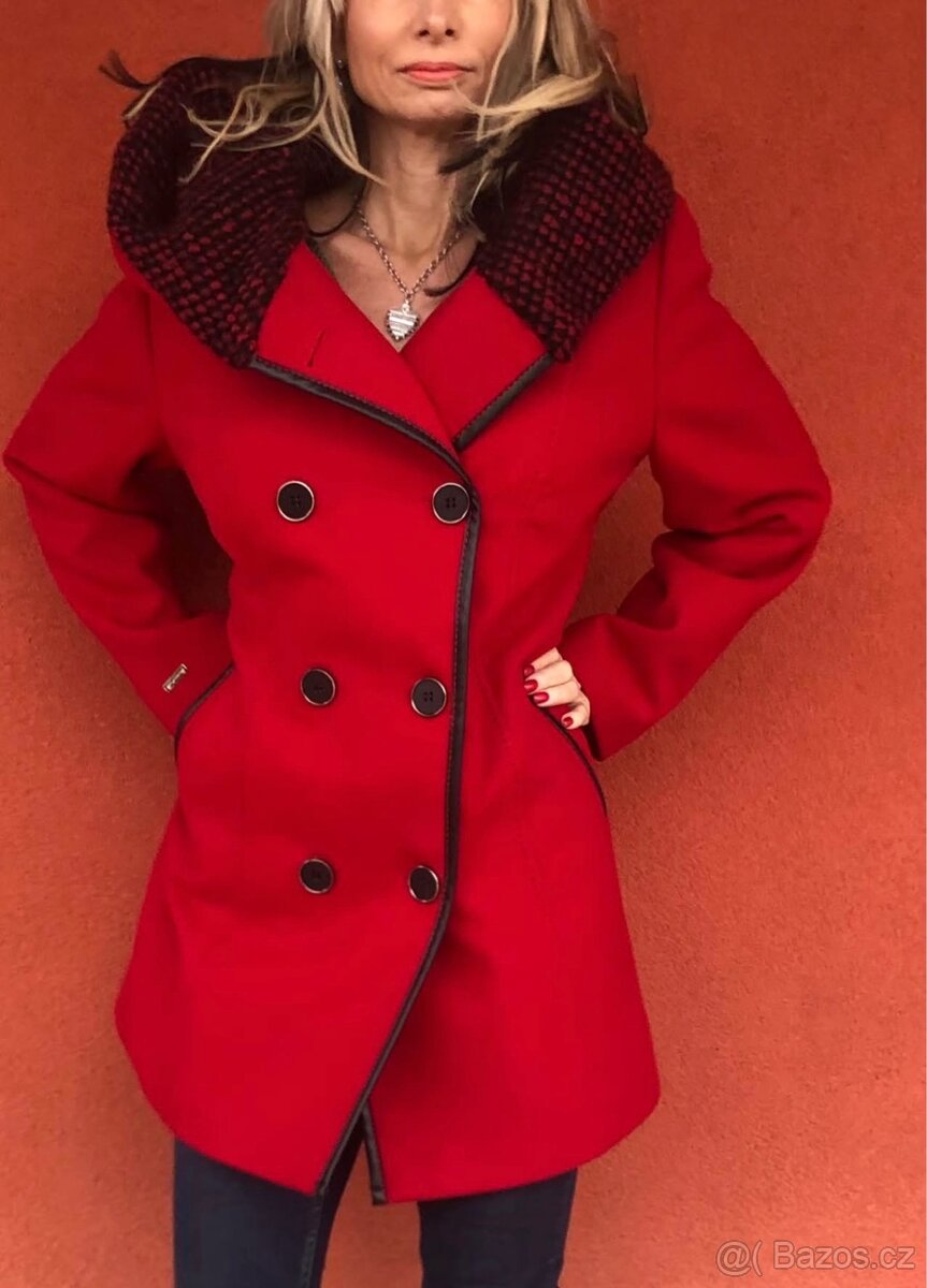 Kvalitní vlněný kabát - L/XL - 2