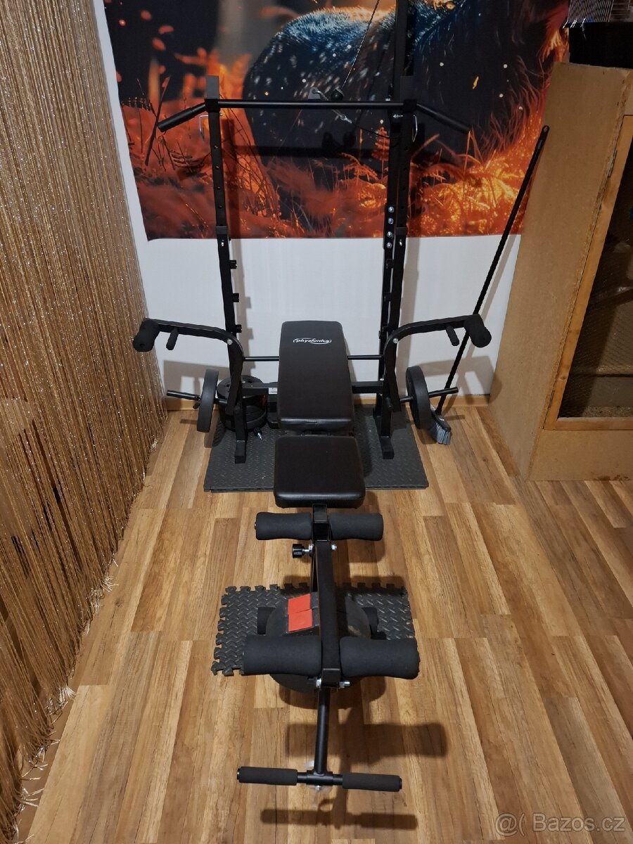 Posilovací věž + kotouče - 2