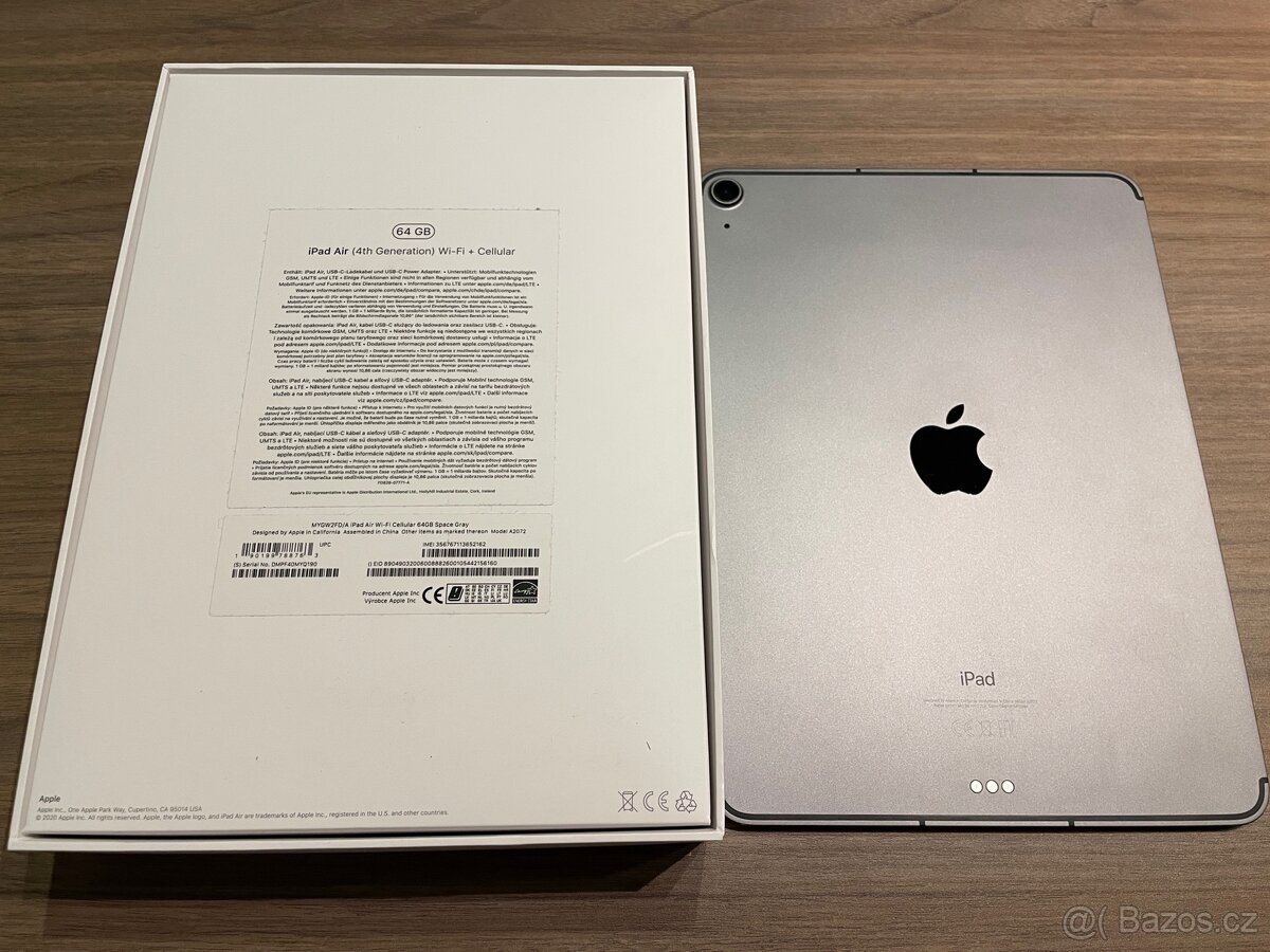 iPad Air WiFi + Cellular 64GB 4. generace - 2