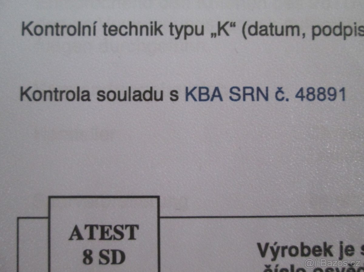 TYPOVE LISTY PRO ALU KOLA - 2