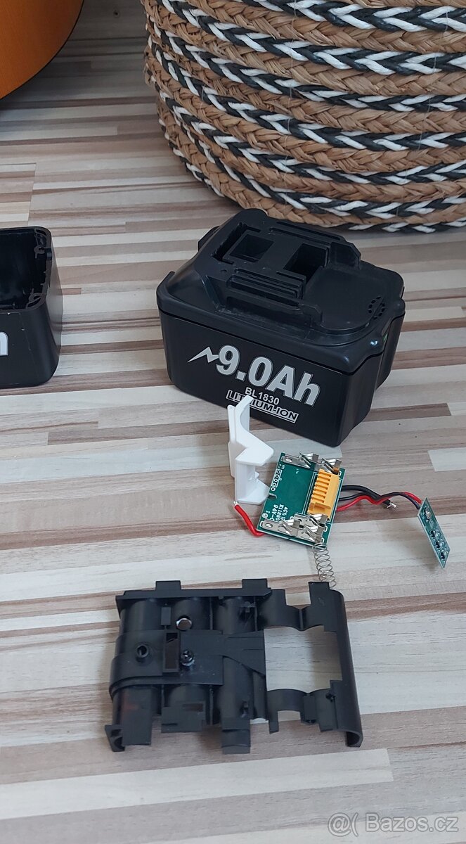 Case-obal,pro Aku Makita 18V 9.0Ah,bez baterií 18650. - 2