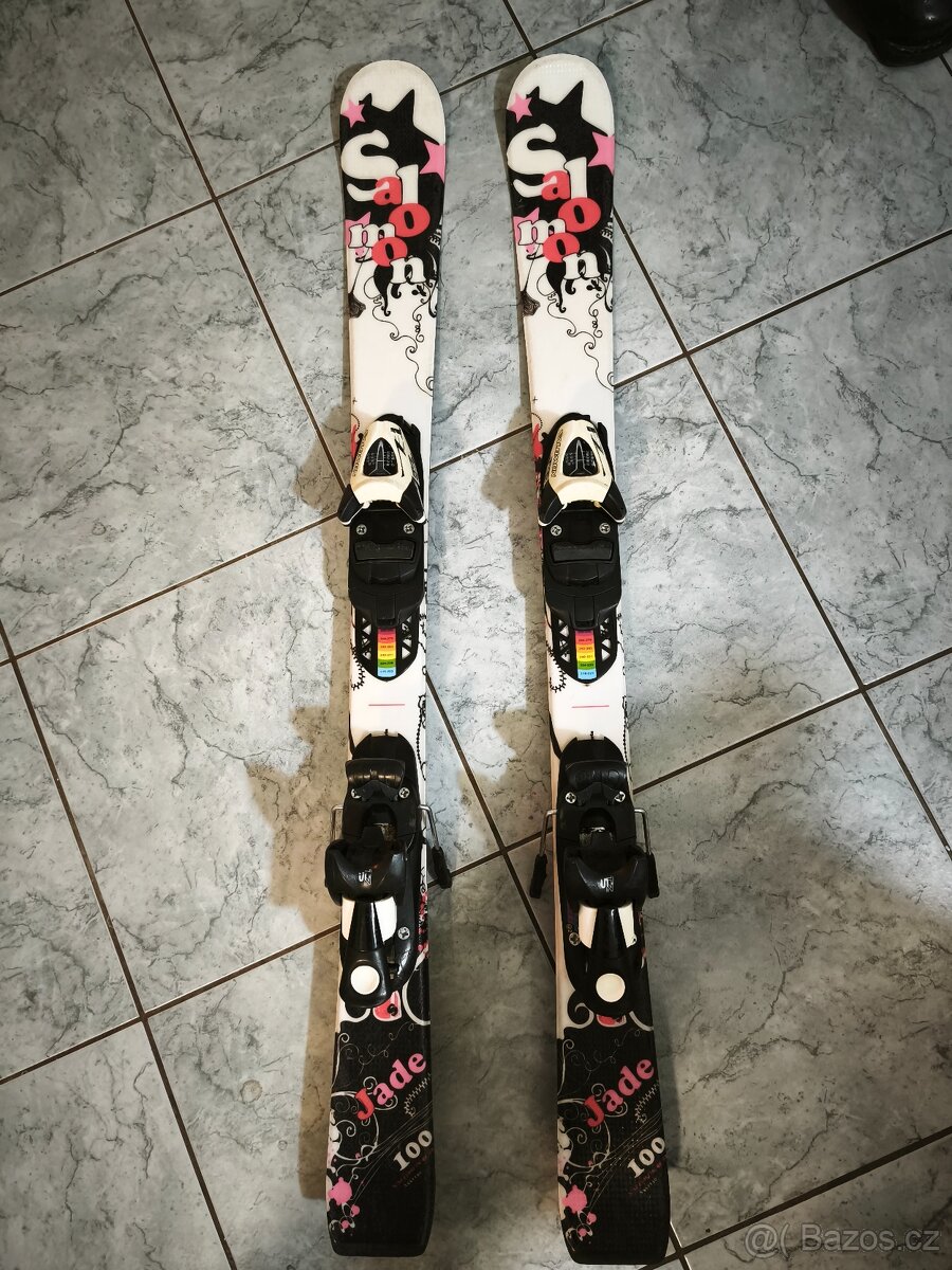 Dětské dívčí lyže s lyžáky - 2
