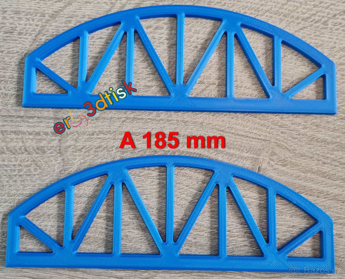 Vláčkodráha, bočnice mostu Brio Ikea Lidl - 2