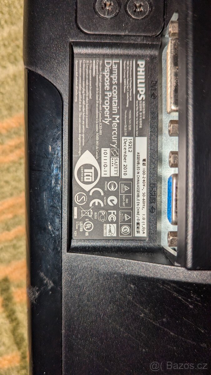 LCD monitor Philips 192E2 19" - 2