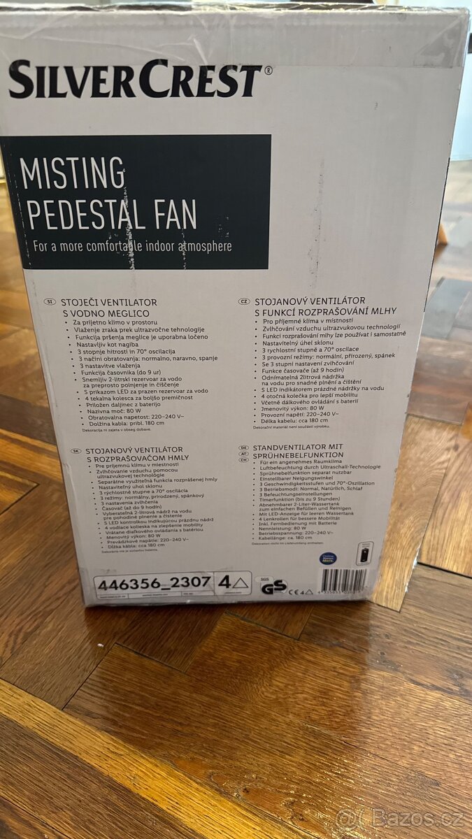 Stojanový ventilátor SSVS 70 C3 nový - 2