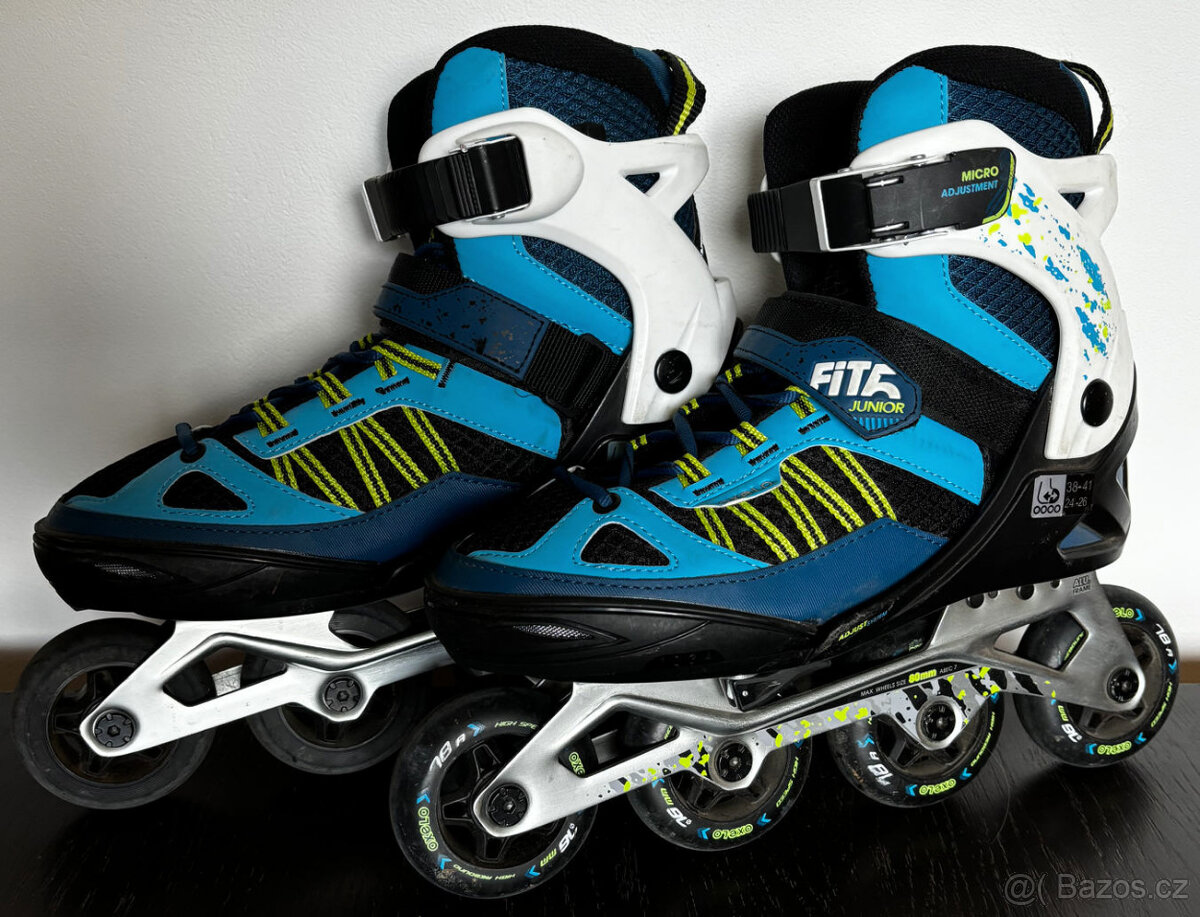 Dětské kolečkové inline brusle nastavitelné - 2