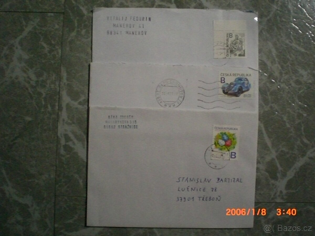 známky 3.obálky +bankovky - 2