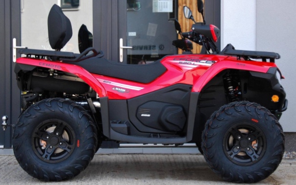 CFMOTO Gladiator X520A RED - PŘEDNÍ, ZADNÍ RÁM A ZADNÍ BOX Z