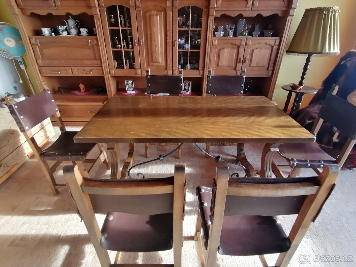 Rustikální jídelní souprava - 2