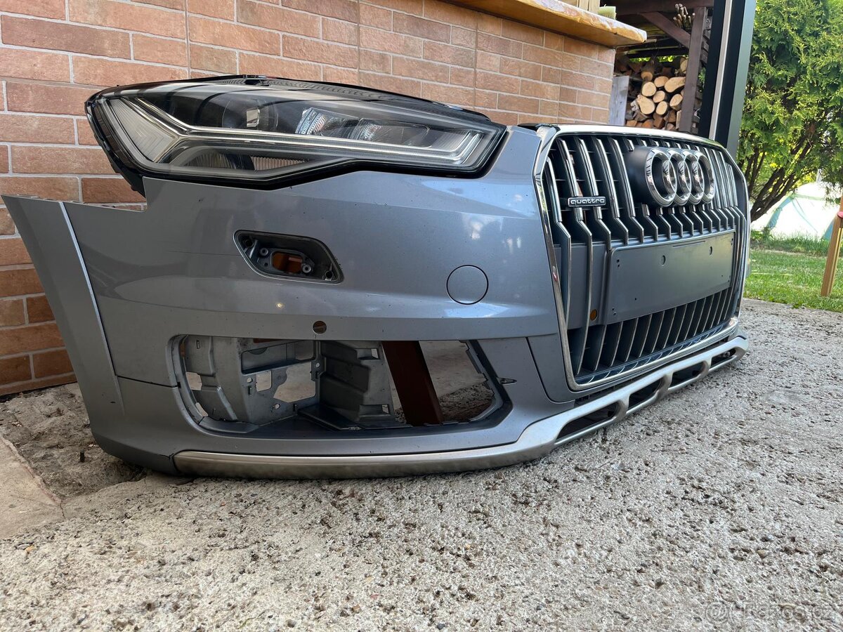 Přední část Audi A6 4G - světla a nárazník - 2