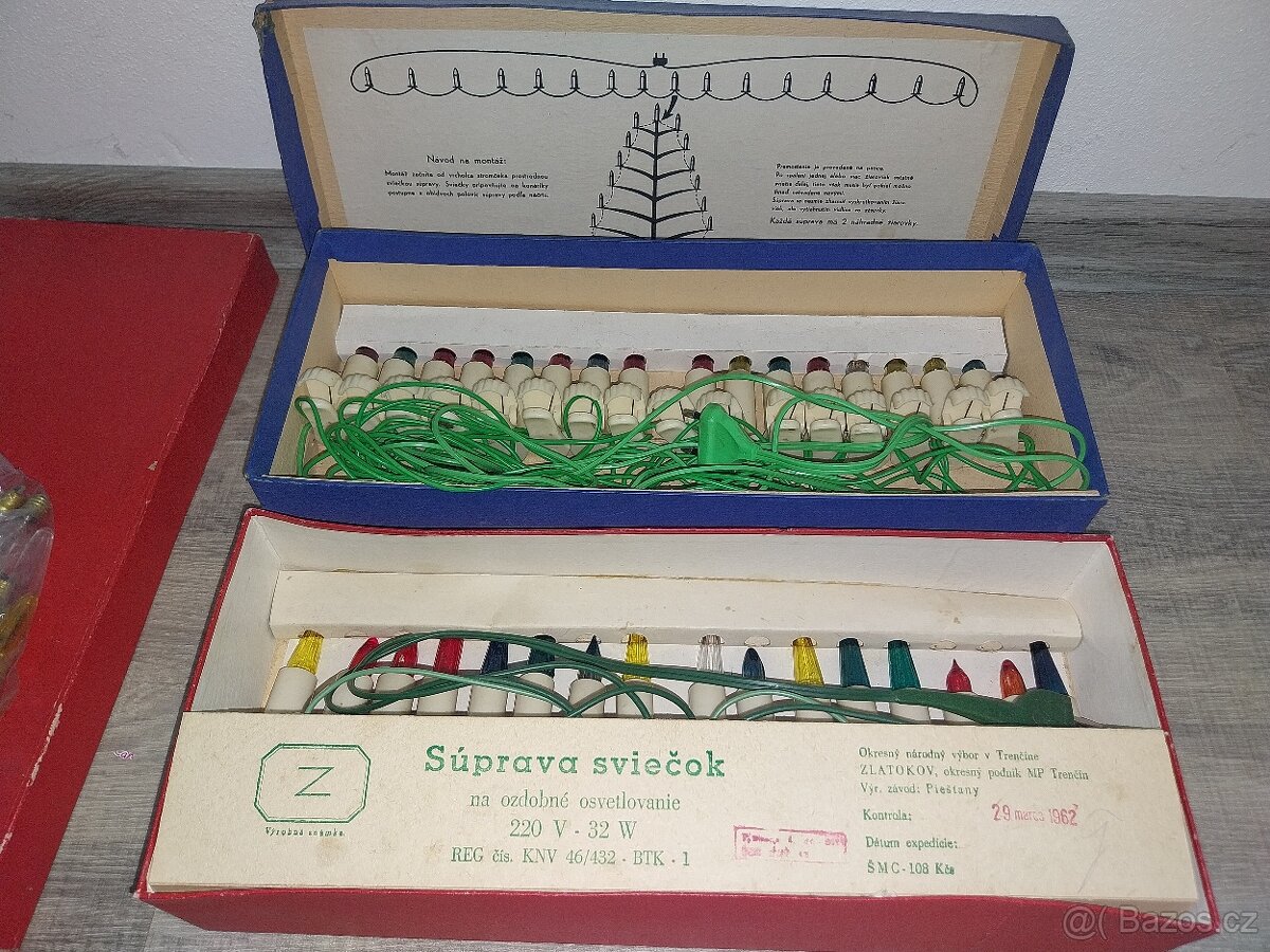 Retro Souprava Vánočního Osvětlení Zlatokov - 2