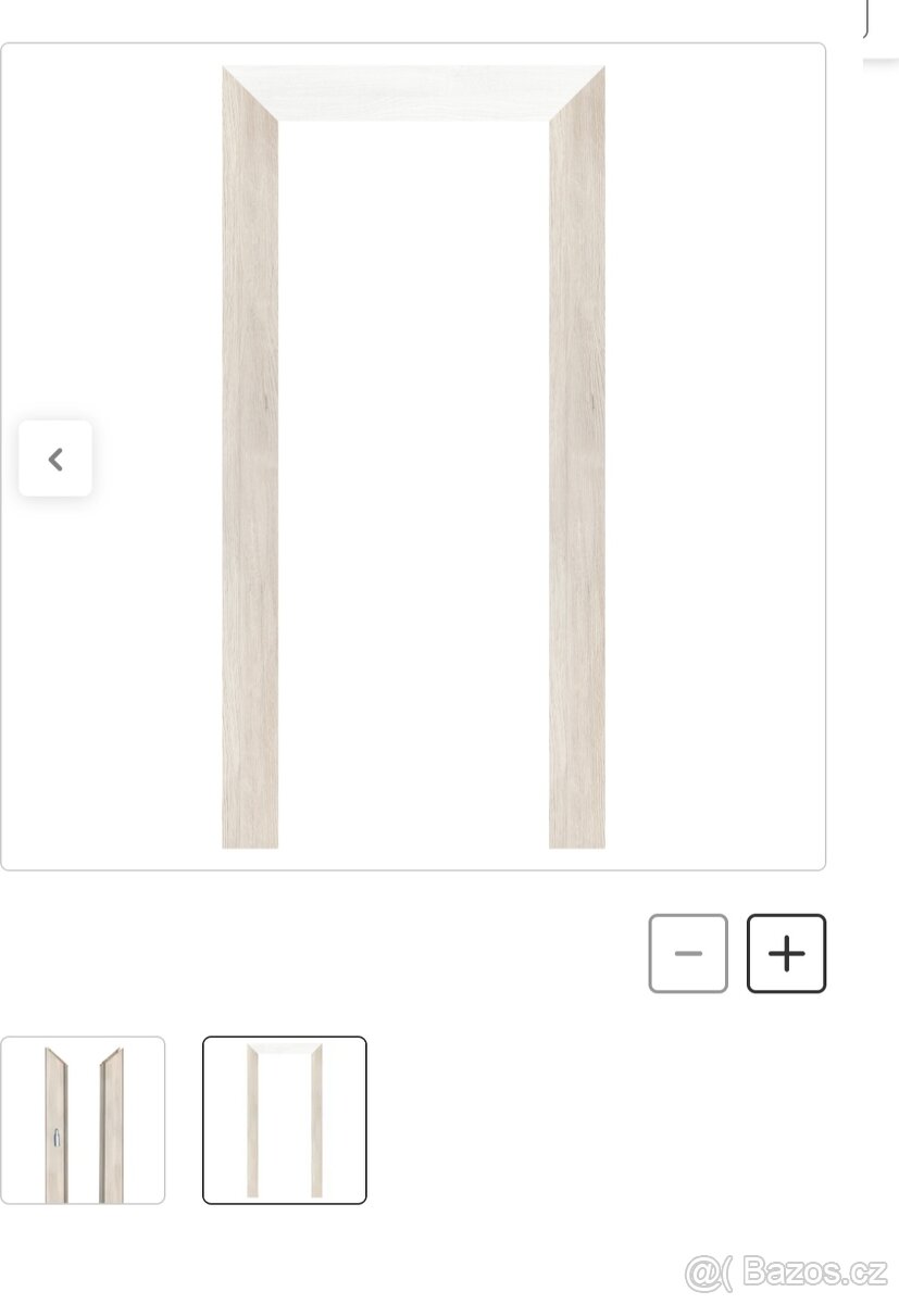 Dveře 80cm koupelna s obložkami - 2