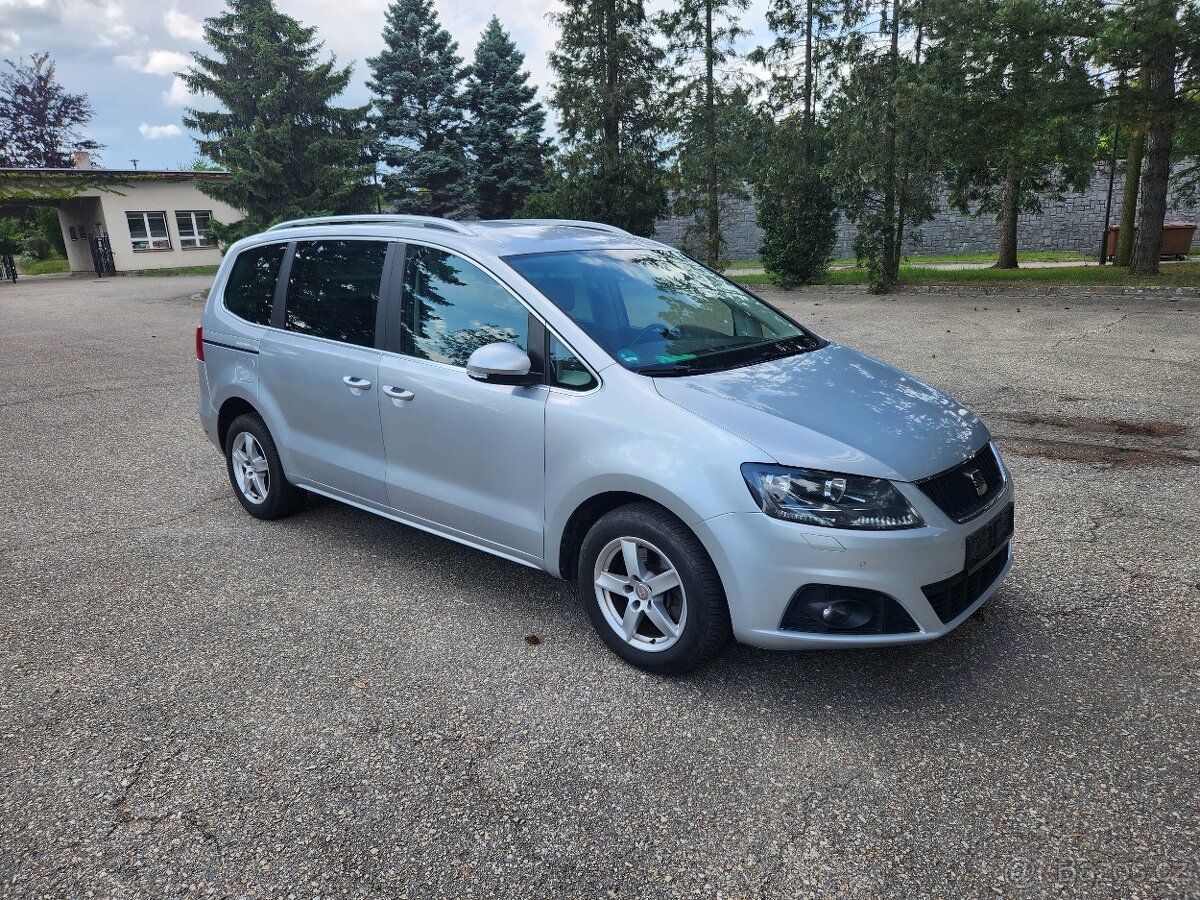 Alhambra DSG 6/2015, 2.0TDI 103kw 156000km, 7 míst, Navi - 2