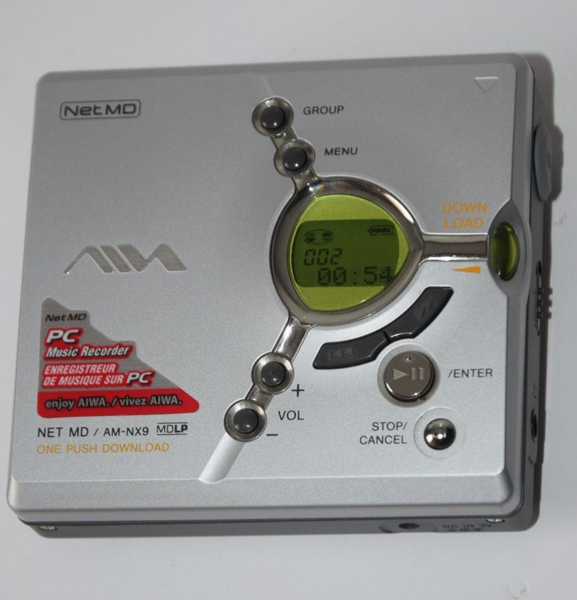 Minidisc Aiwa, AM-NX9, NET MD, MDLP, MD disky, manual - 2