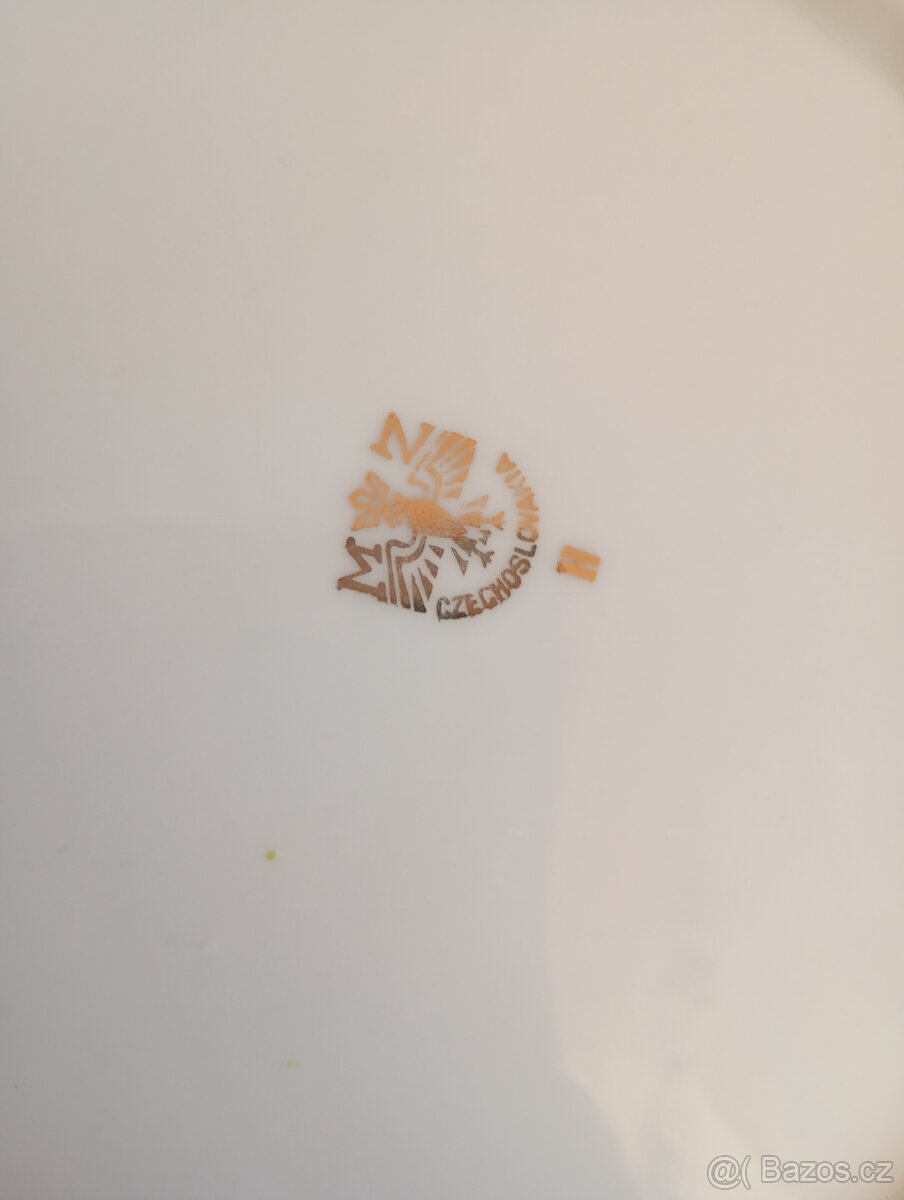 Retro dezertní talířek - 2