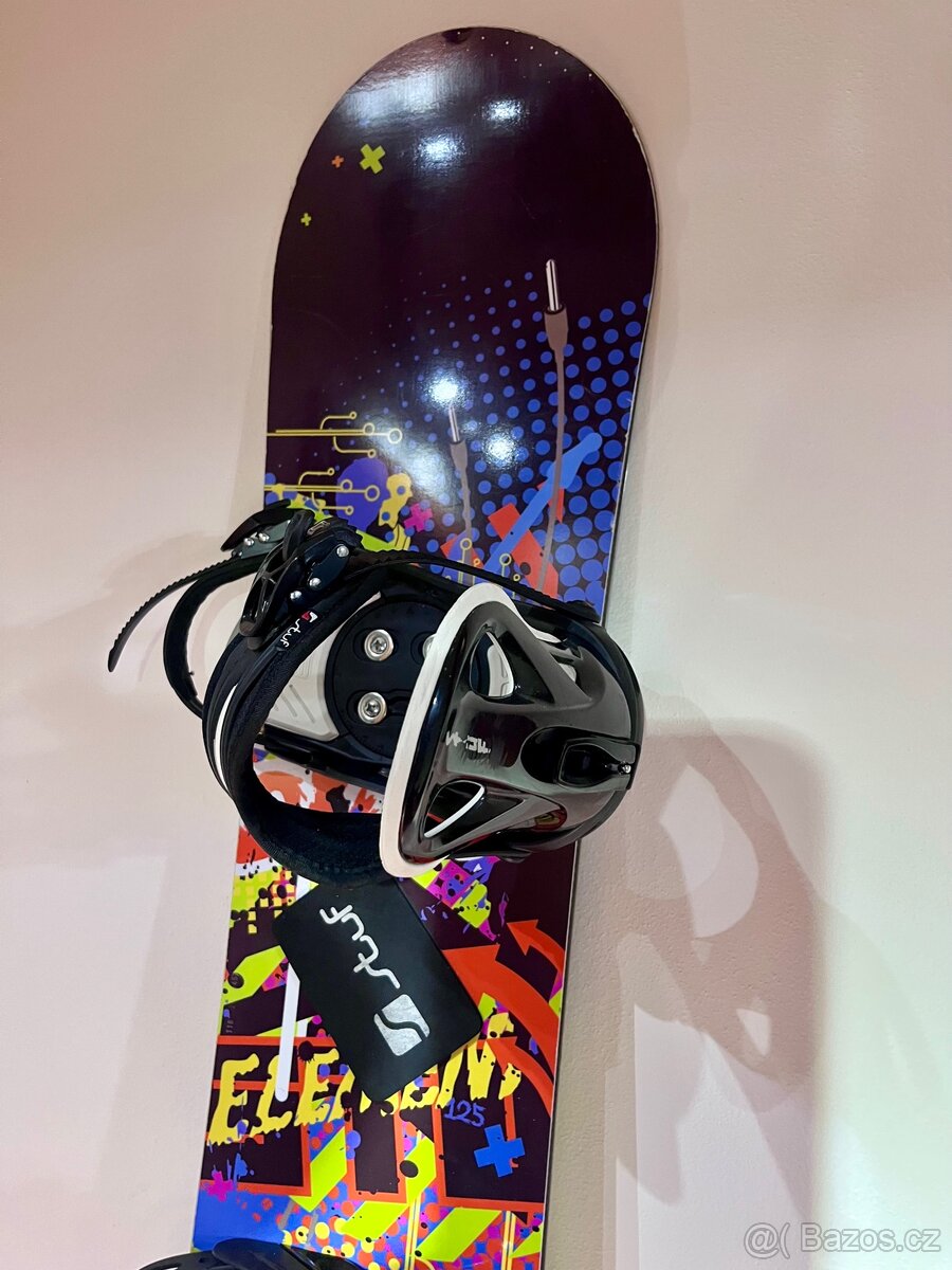 Dětský snowboard STUF 125 + boty Atomic - 2