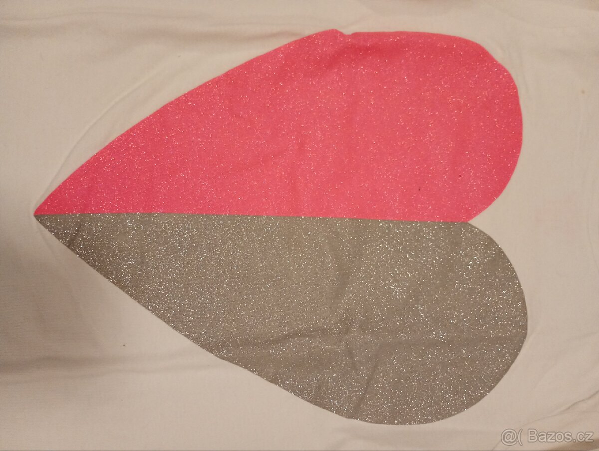 Dívčí bíle tričko s dlouhým rukávem - 2