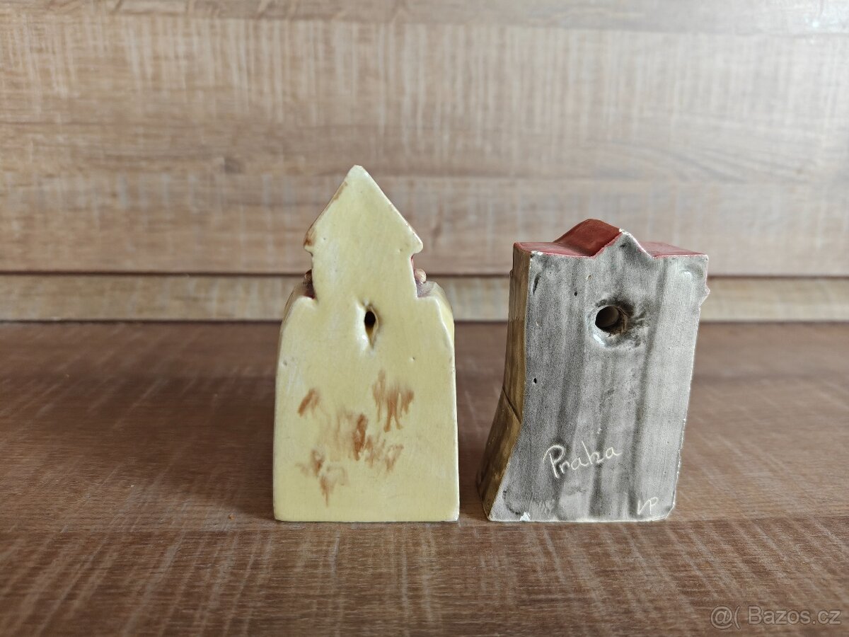 Keramické miniatury pražských domů - 2