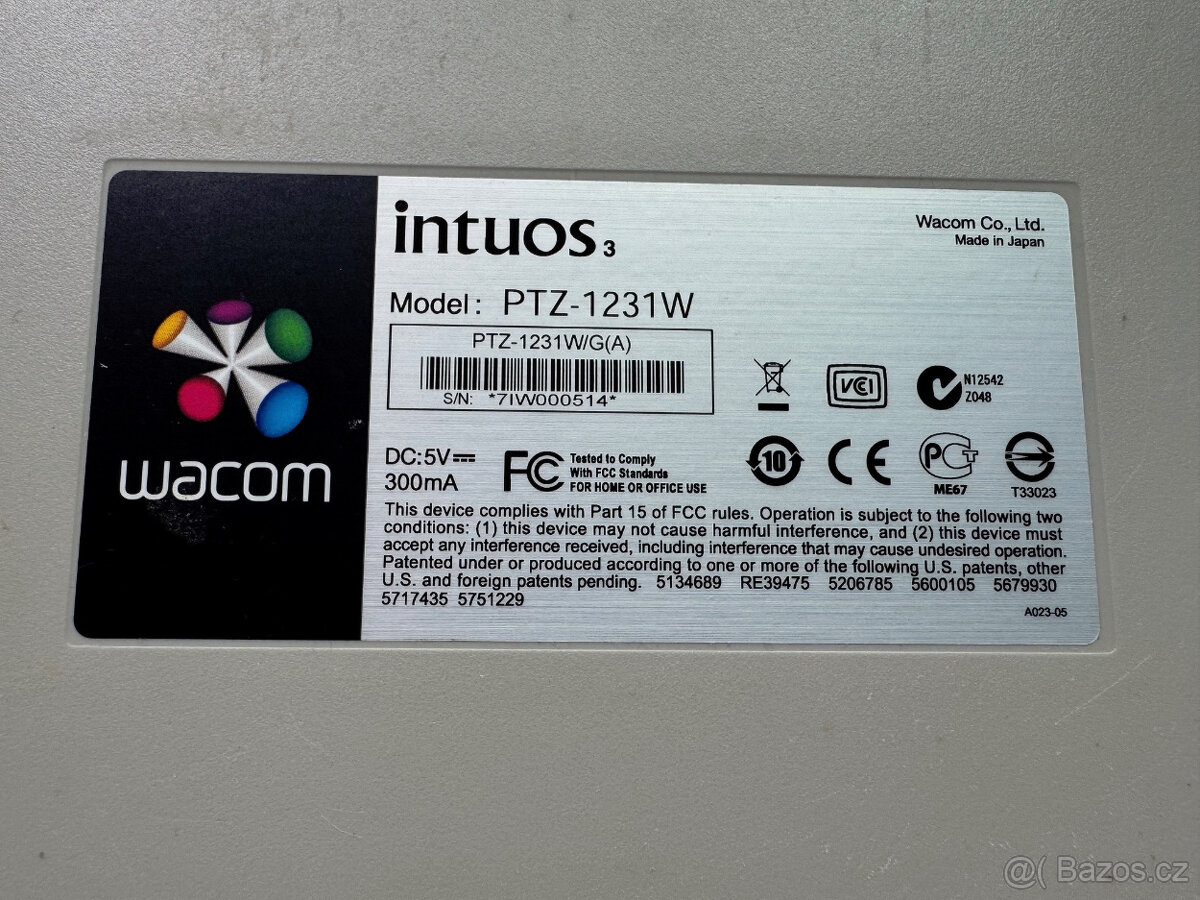 Tablet Wacom Intuos 3 PTZ-1231W - 2