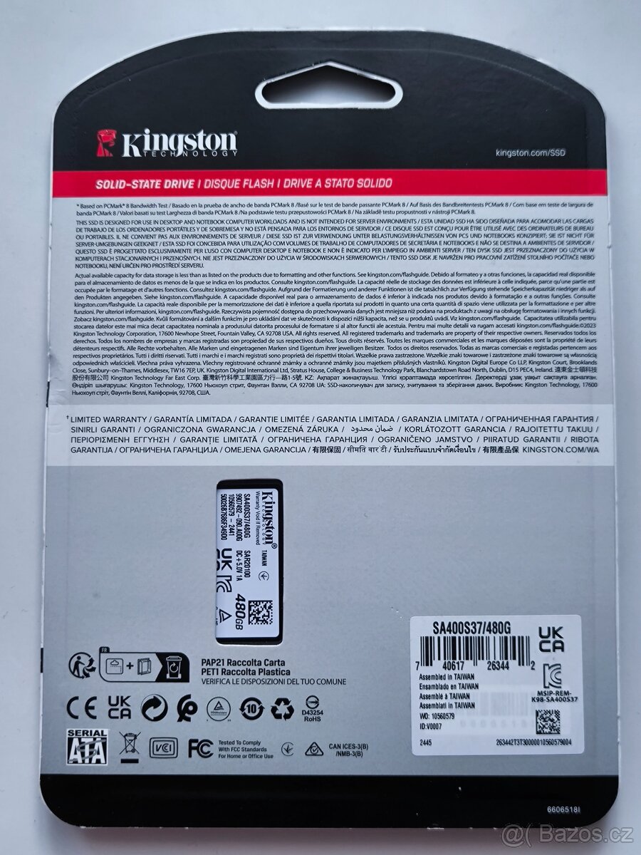 SSD disk Kingston A400 480GB SATA - 2