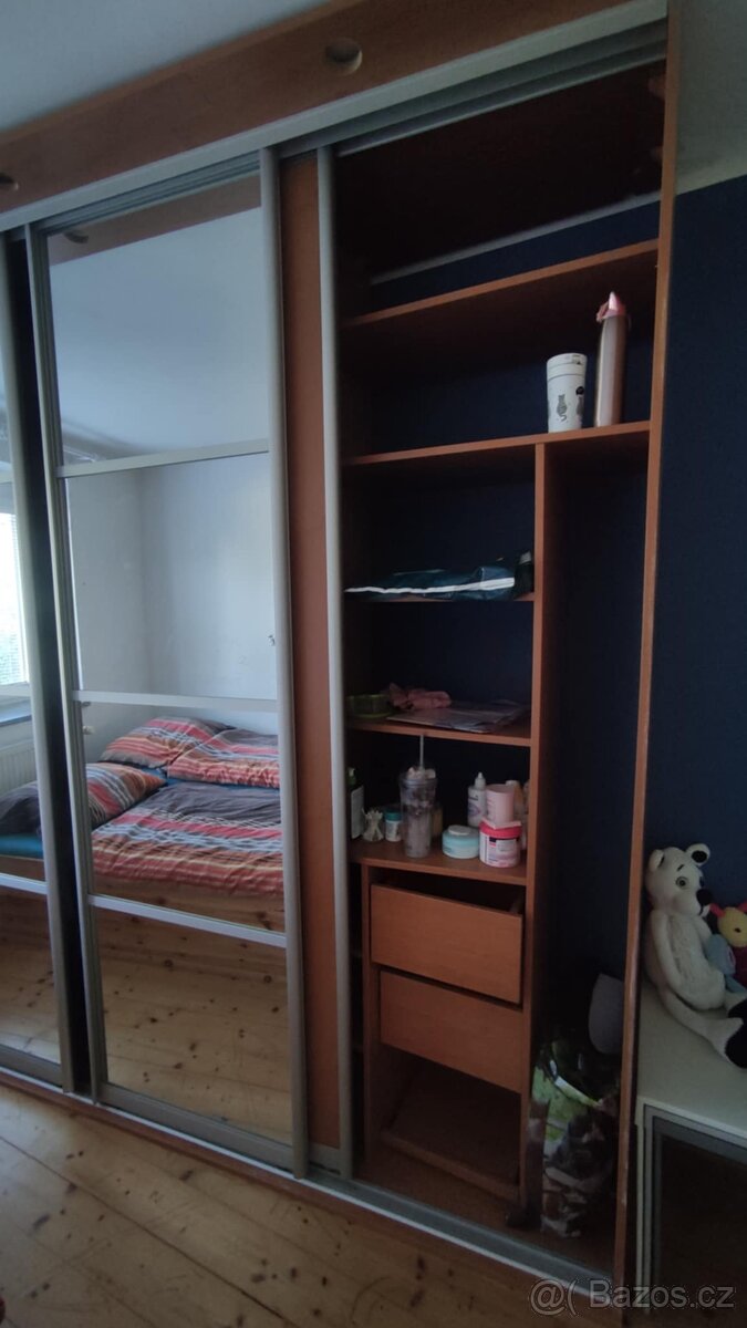 Šatní skříň se zrcadly 235x250x80 - 2