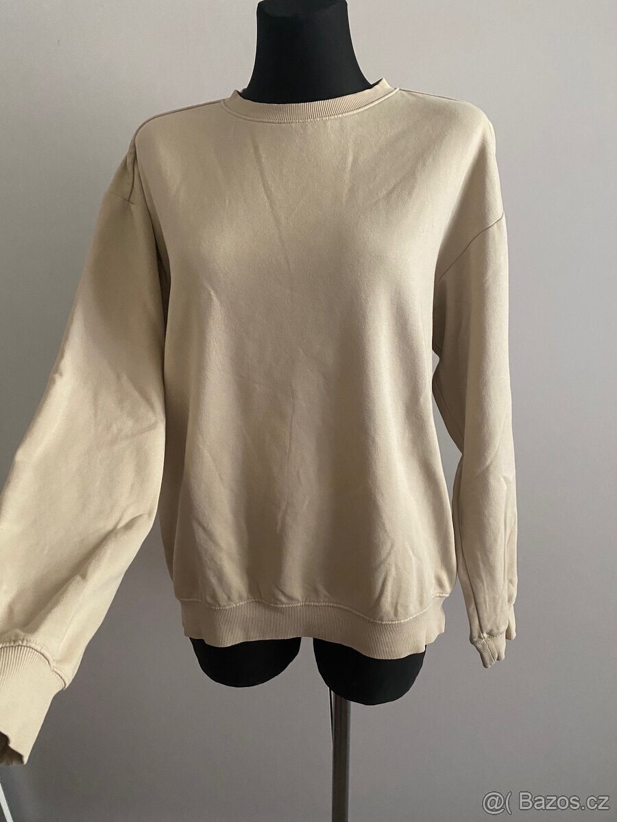 Hezká mikina - béžová vel.S - 2