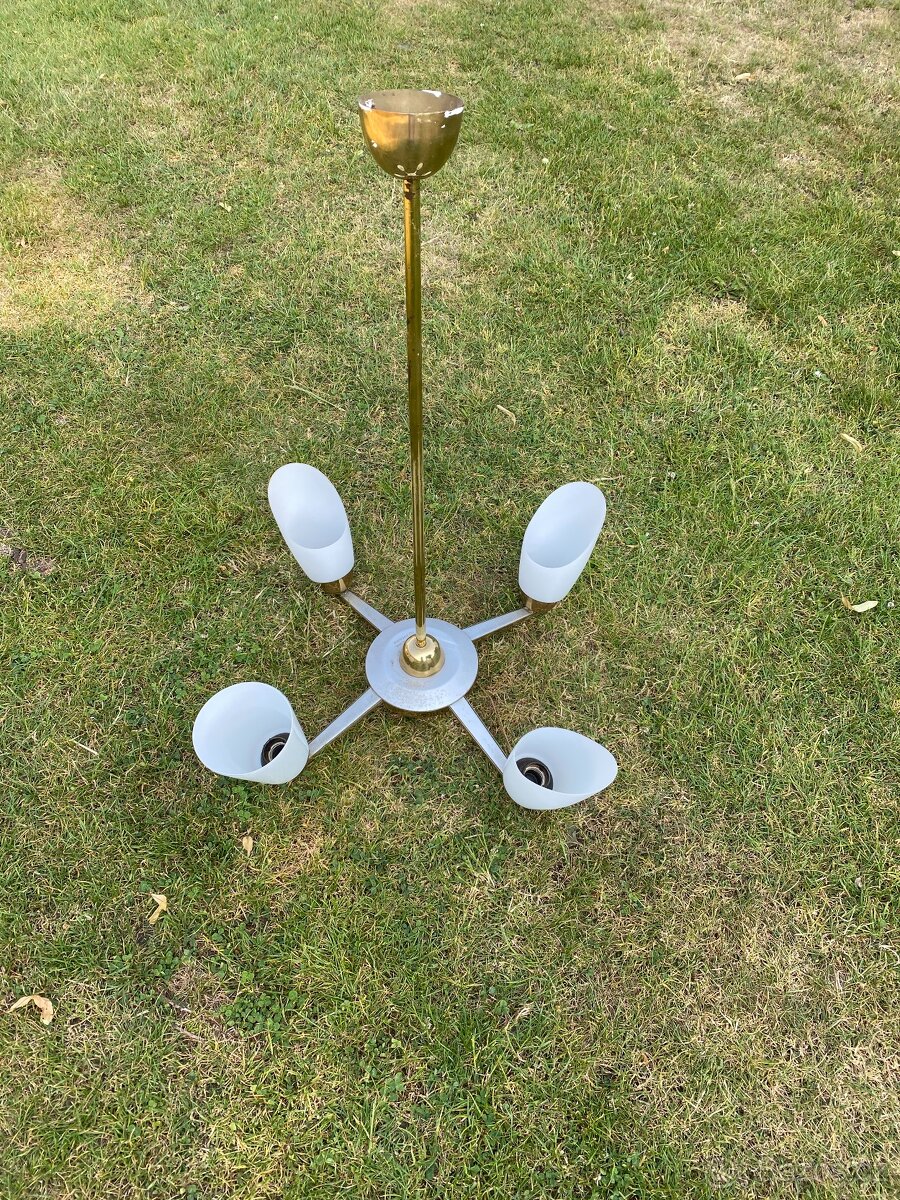 lustr starý lustr retro svítidlo velký lustr osvětlení retro - 2